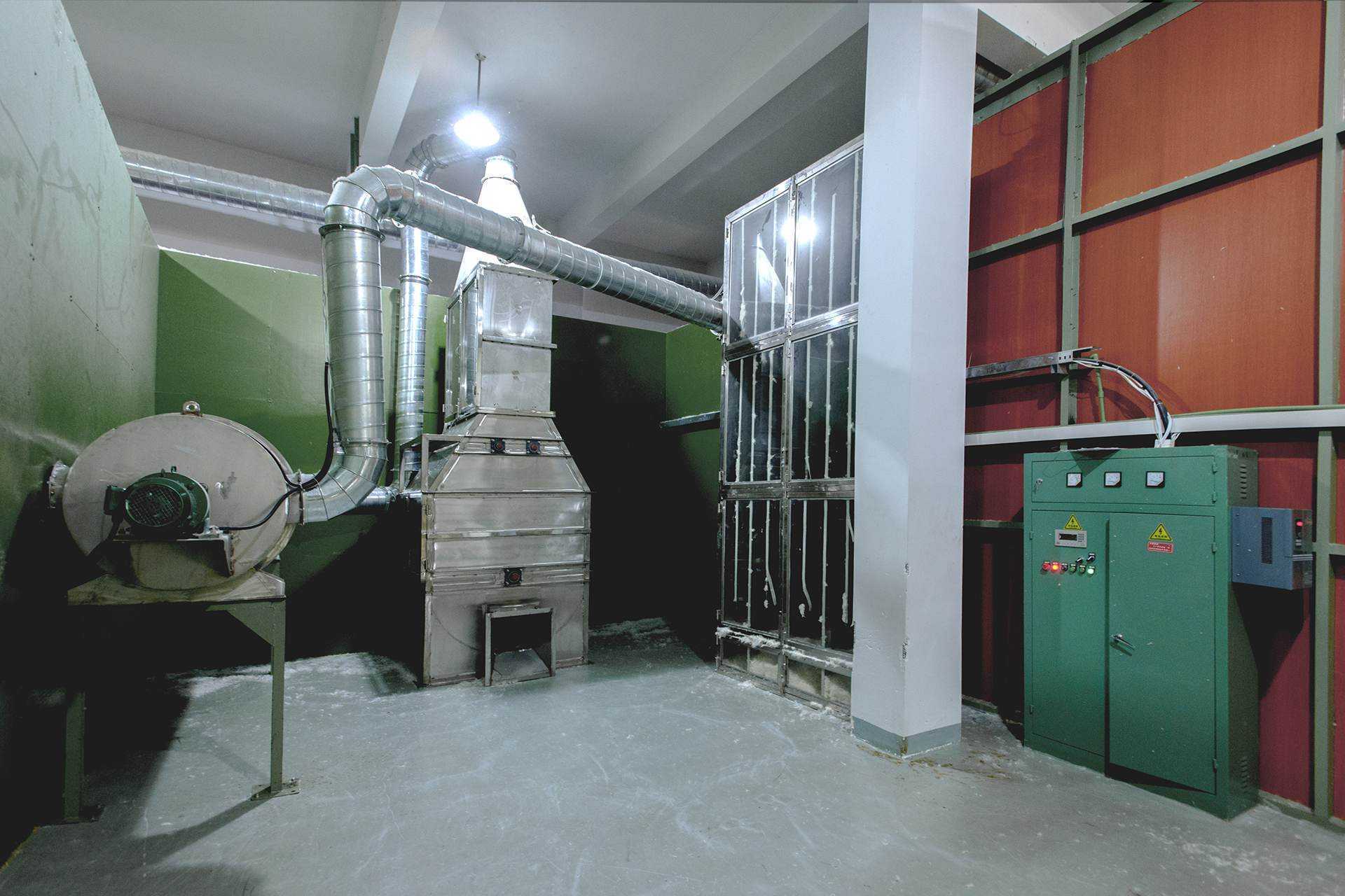 羽绒填充料生产流程